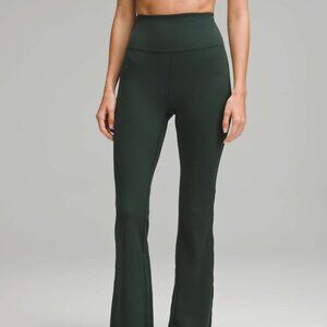 Lululemon Groove Super High Rise Nulu Flared Pant - Legacy Green